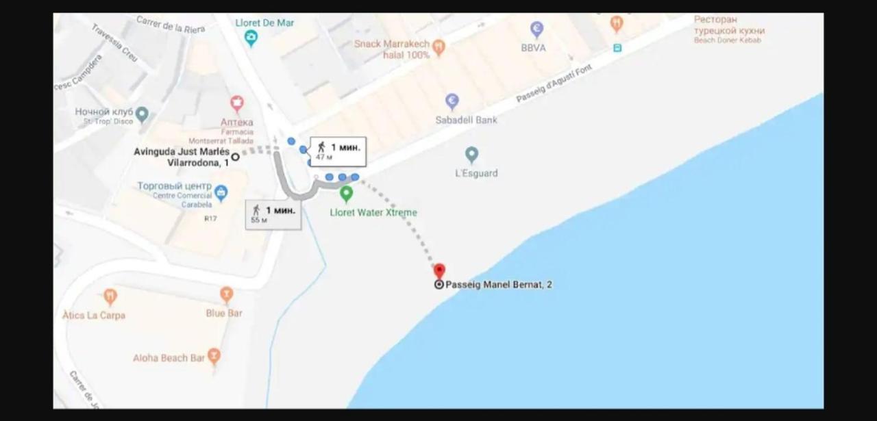 Apartamento Con Terraza Vistas Al Mar Lloret de Mar Zewnętrze zdjęcie